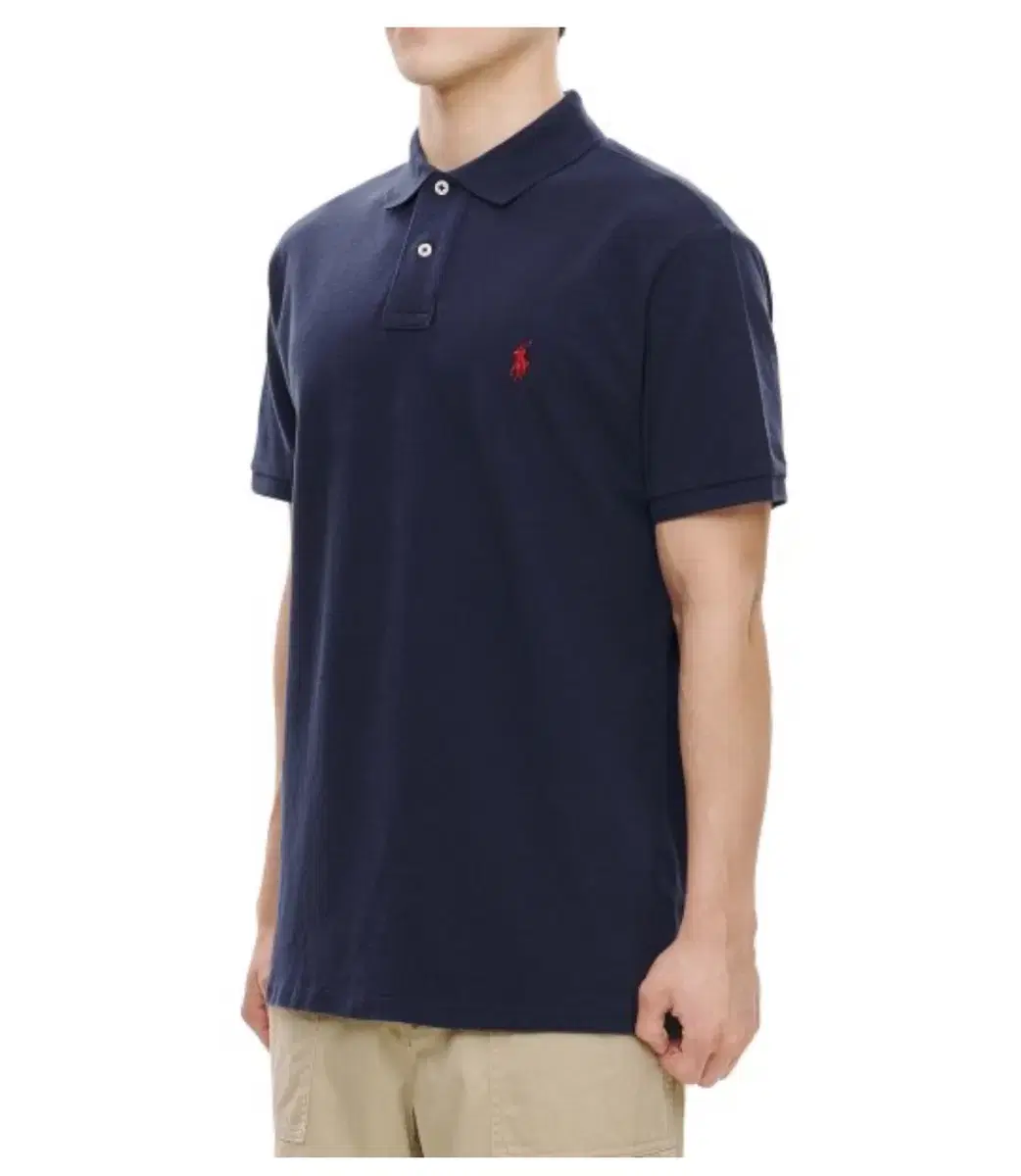 Polo Ralph Lauren PK kara T-shirt Navy L New