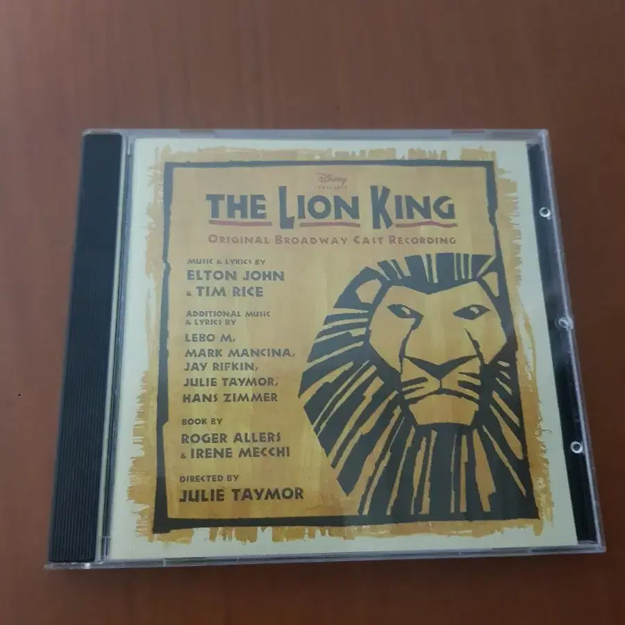 브로드웨이뮤지컬음악cd 디즈니 라이언킹 Lion King 엘튼존 씨디