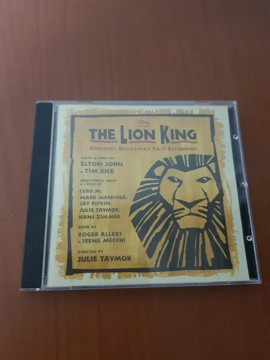 브로드웨이뮤지컬음악cd 디즈니 라이언킹 Lion King 엘튼존 씨디