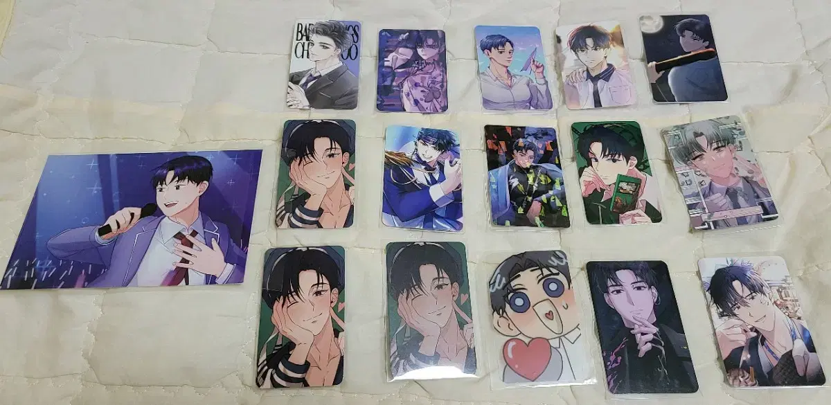 Demodex official artwork photocard by Liu Chengwu and others photocard 14 copies, postcard 1 copy bulk WTS