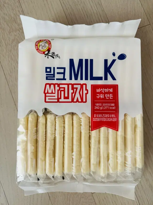 엉클팝 밀크 쌀과자 240g