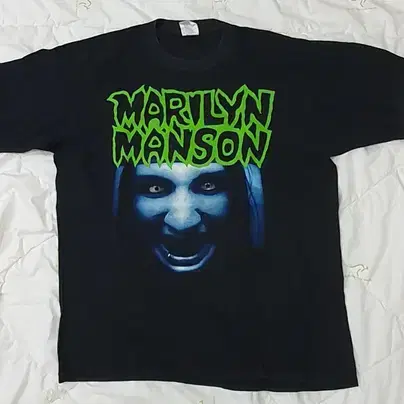 Sell 90s Marilyn Manson THIS IS YOUR WORLD Band Tee