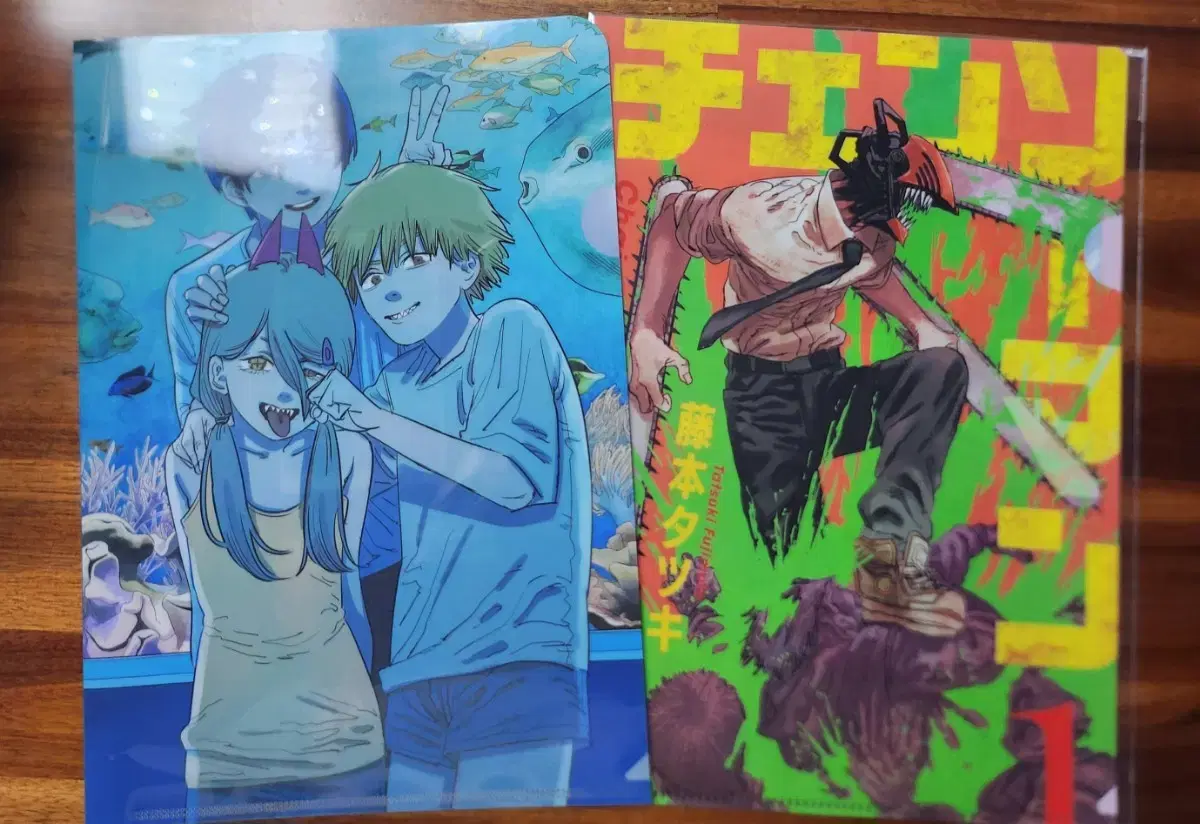 Chainsaw Man Clearfile Choco Ring Makima Power Aki Denji