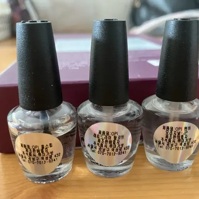 OPI 네일엔비. 탑코트. 칩스킵3.75ml 몽땅