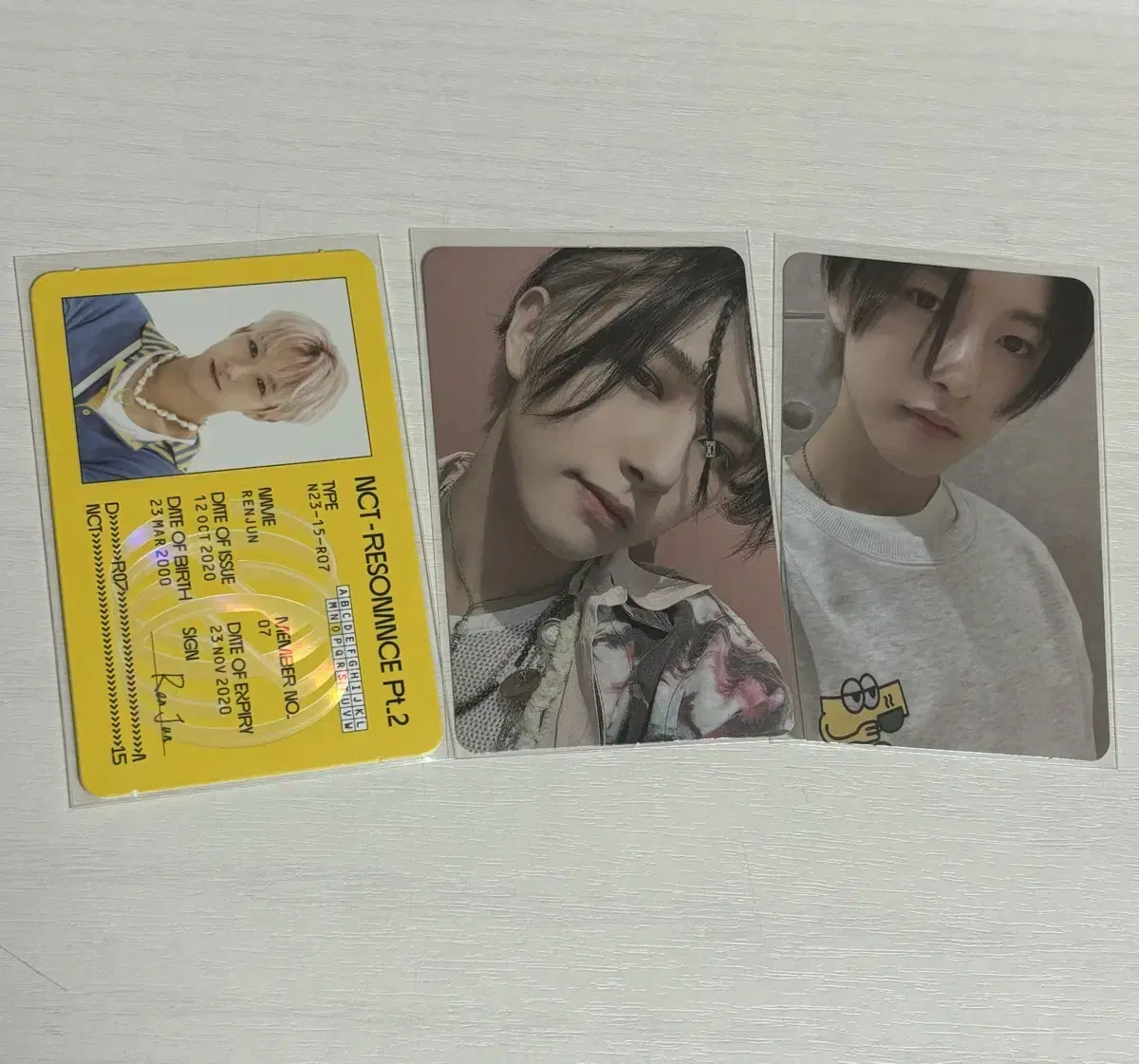 nct dream renjun Hwang Injun photocard wts