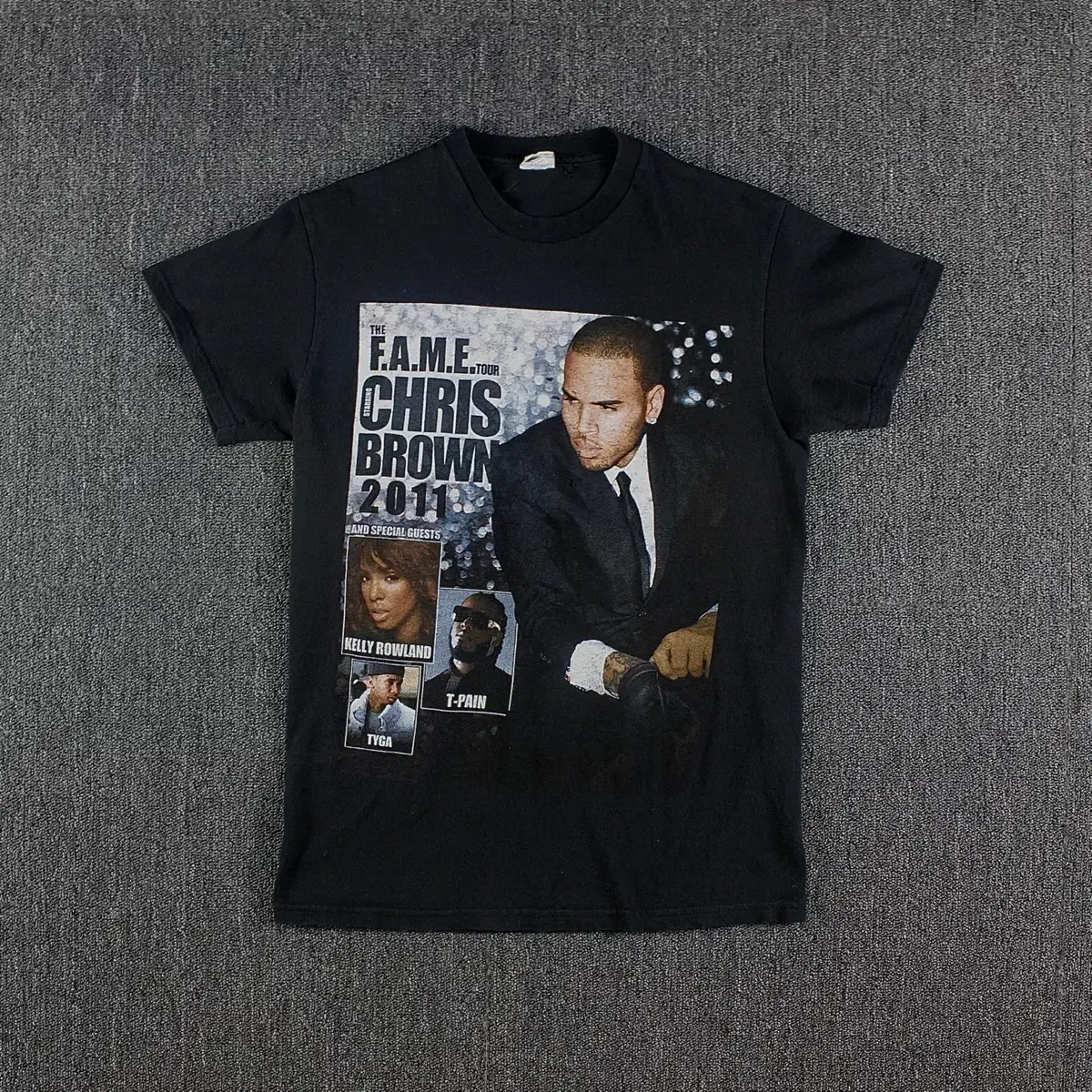 VINTAGE T-Shirt Chris Brown Vintage Print T-Shirt