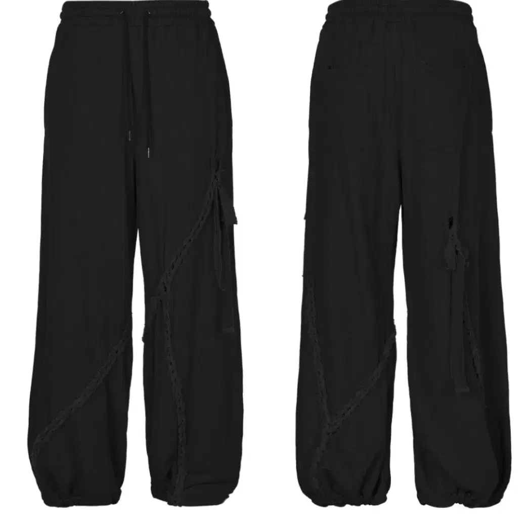 나체 브레이드 조거팬츠 유니섹스 braid jogger pants