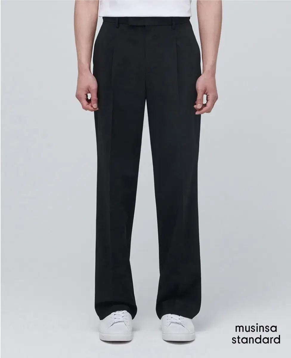 (NEW) Cool Tandem Wide Slacks in Black 27