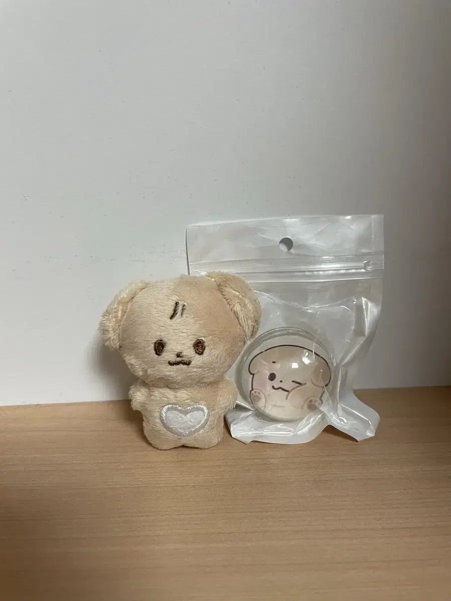 스키즈 승민 비공굿 인형 쨔근 뜽뭉이(7cm) + 그립톡