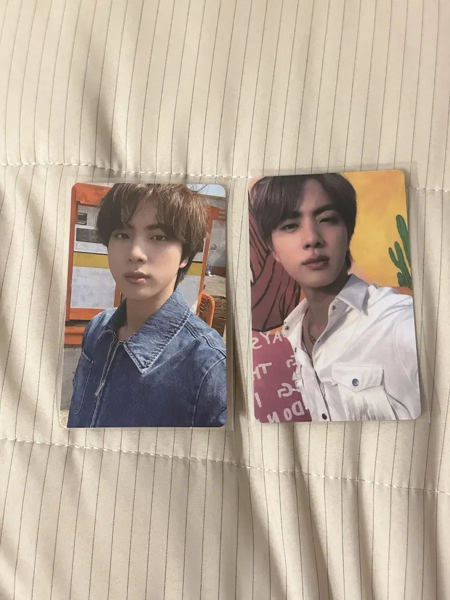 Bangtan stone jin butter pre-order benefit/soundwave photocard