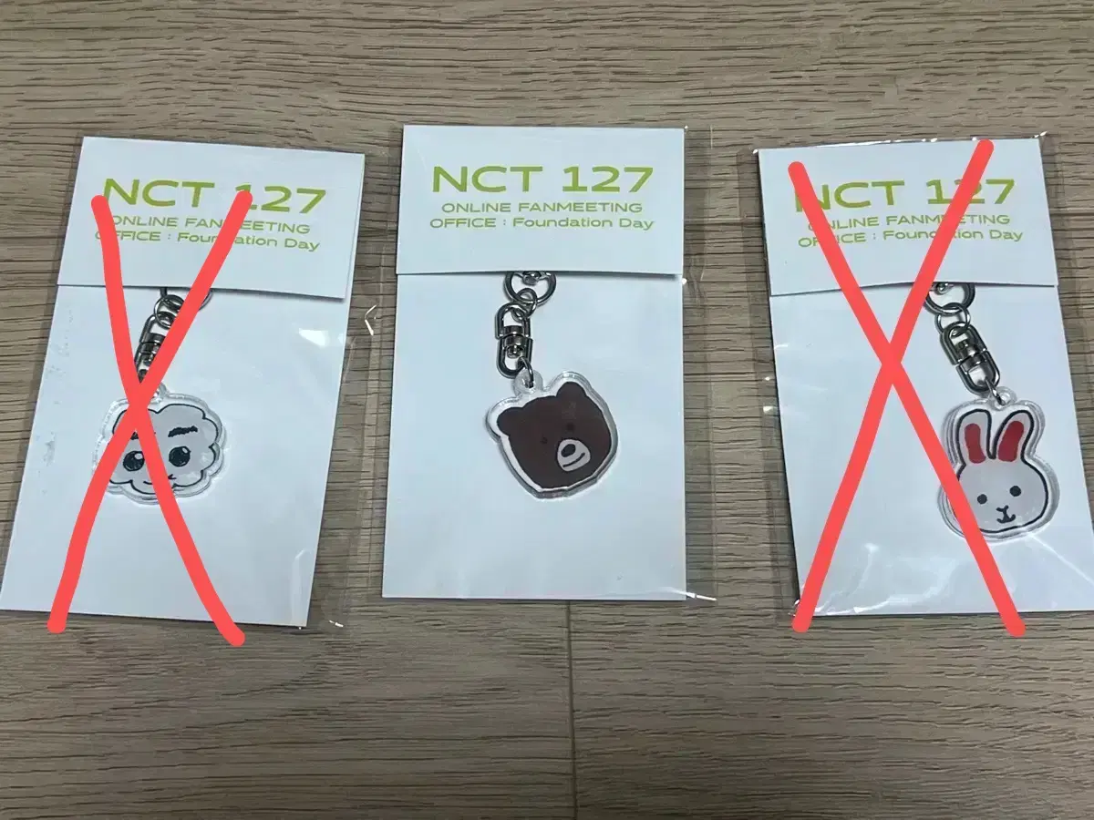 nct 127 foundation dey hand drawn keyring haechan