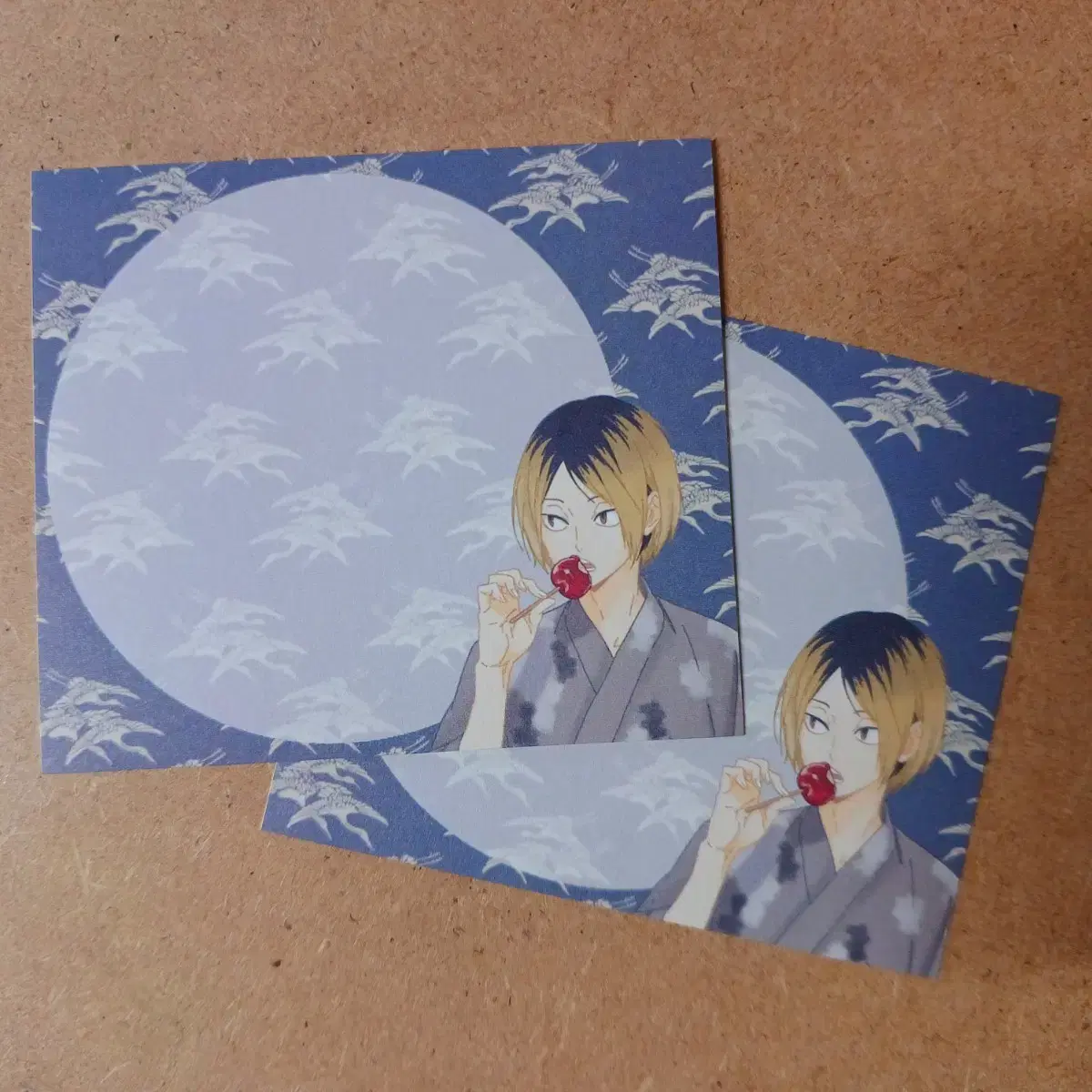 (haikyuu_93) kenma kimono labelSticker label paperMemo stickerMemo sticker for finishing the memo paper