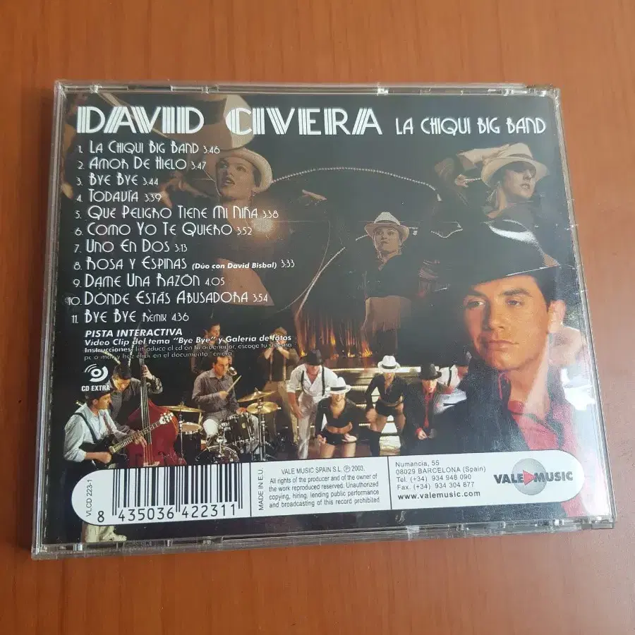 월드뮤직cd David Civera La Chiqui Big Band씨디