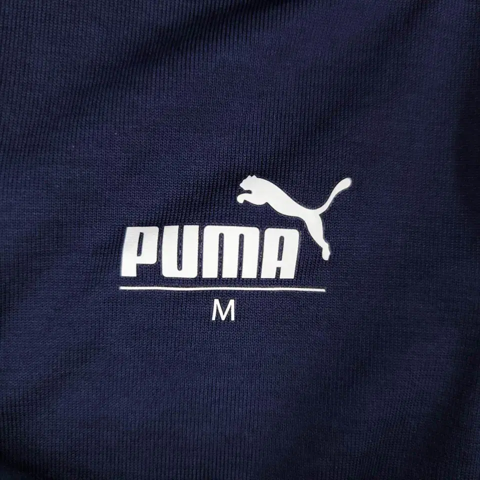 PUMA 퓨마 푸마 JP 딥네이비 화이트 프린팅로고 폴리혼방 스포츠브라