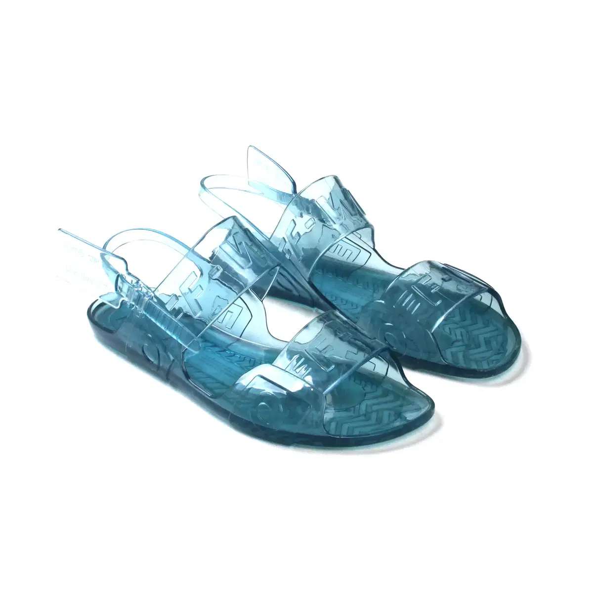 Off-White Zip-Tie Jelly Sandal