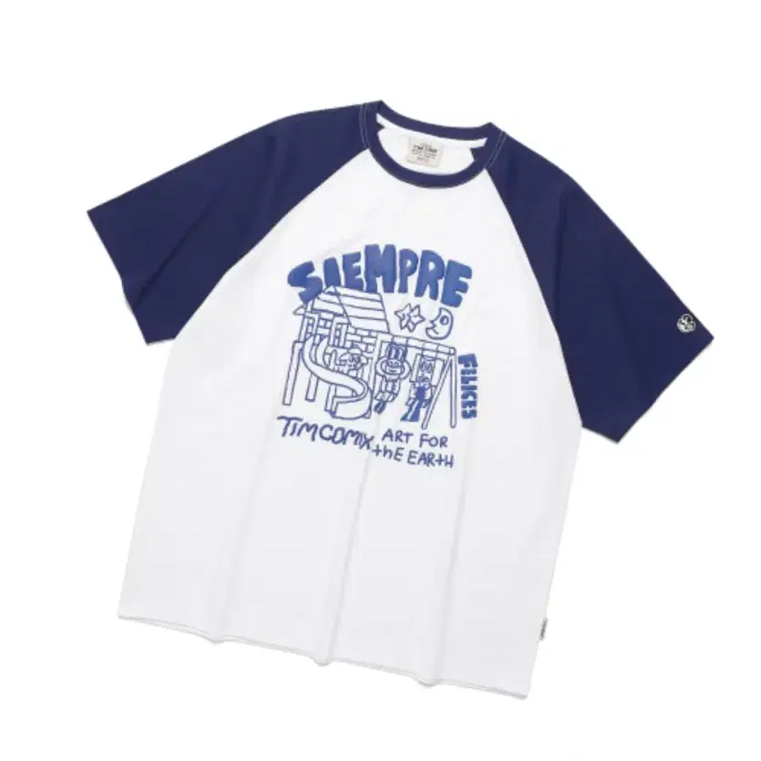 PLAY GROUND RAGLAN SS COBALT BLUE