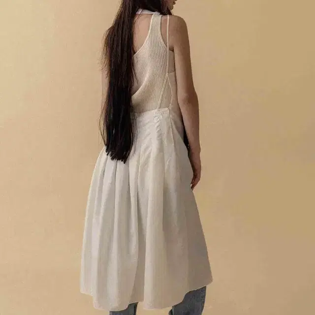 아뜰리에 에디션 원피스 Pleated Long Dress