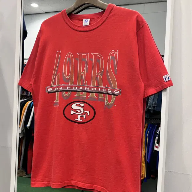 90s Logo 7 로고세븐 NFL 샌프란시스코 49ERS 반팔 티셔츠