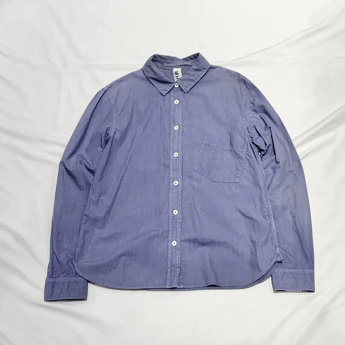 (W L) Margaret Howell MHL Unbalanced Pocket Shirt