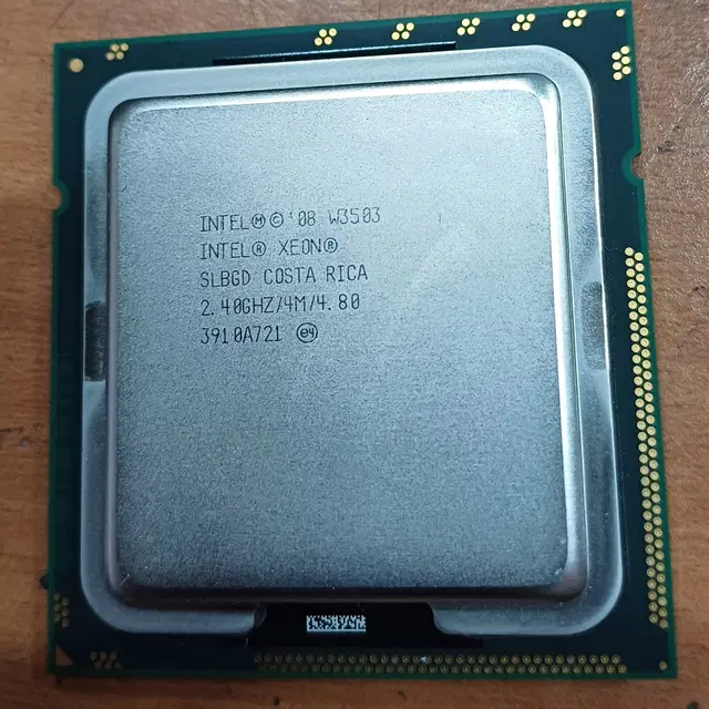 Latop cpu W3503 2.4G 4M 1366 핀 프로세서