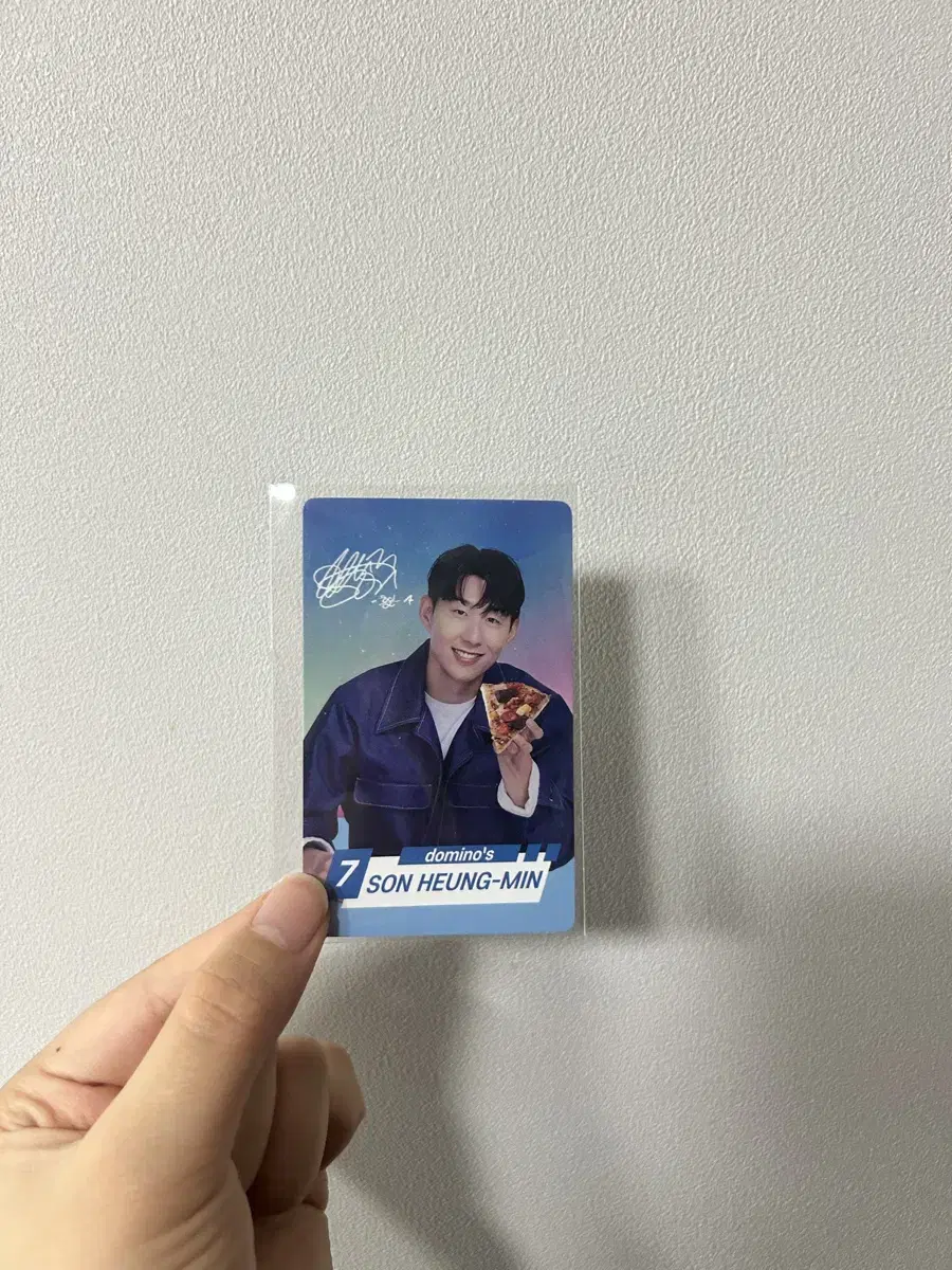 Domino's Pizza Son Heung-min Photo Card