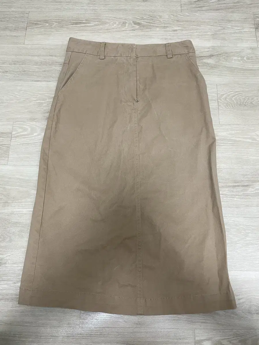 Brown midi skirt