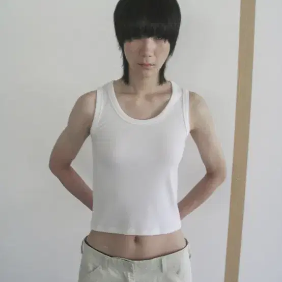 Eonts 2024 sleeveless top 에옹쓰 슬리브리스 화이트