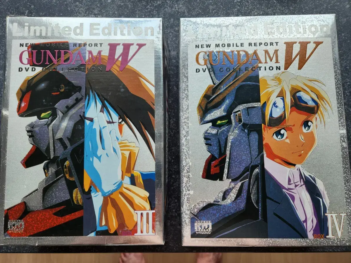 Limited Edition new Mobile Report Gundam W DVD Collection 3,4