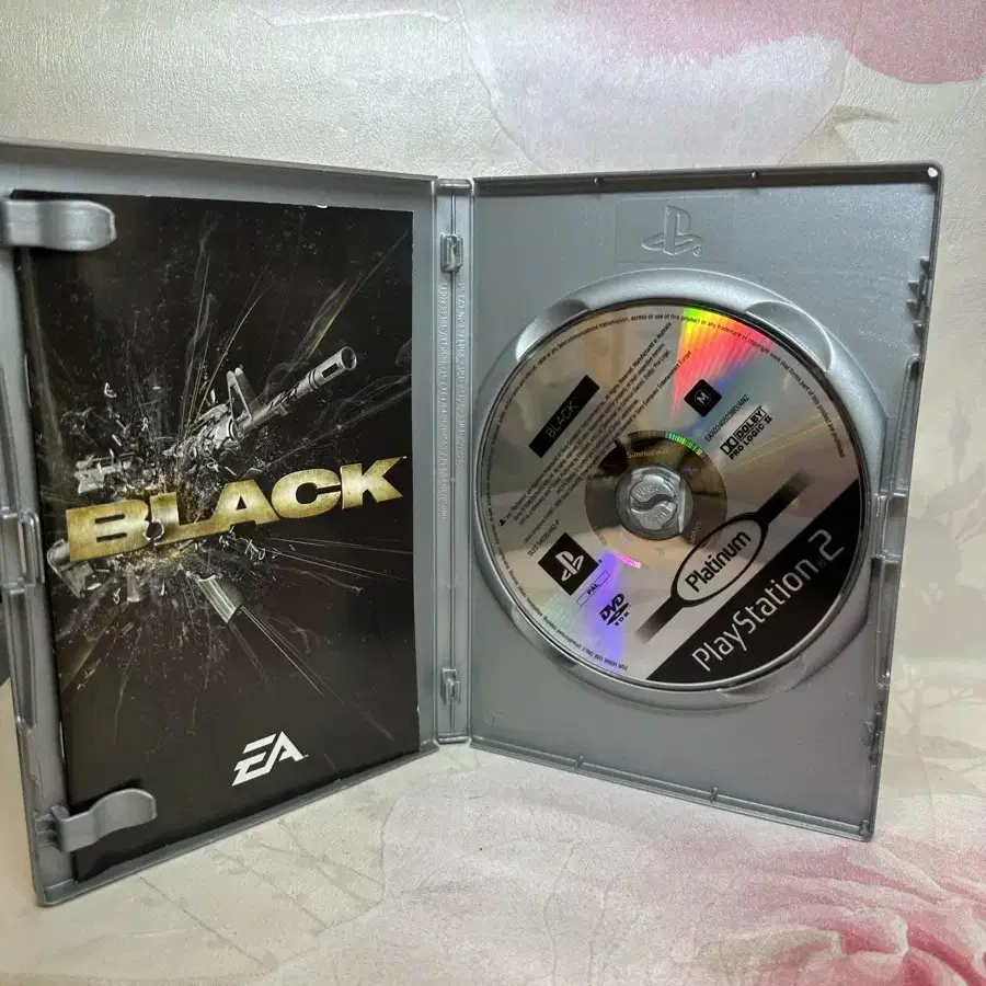 PS2 블랙 Blackc 영어판 설명서 디스크상태굿