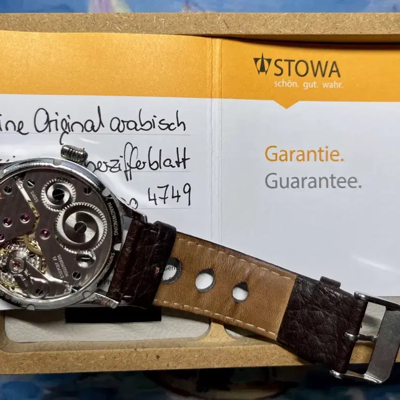 STOWA 스토바 마린 아라빅 41mm. 수동. 실버