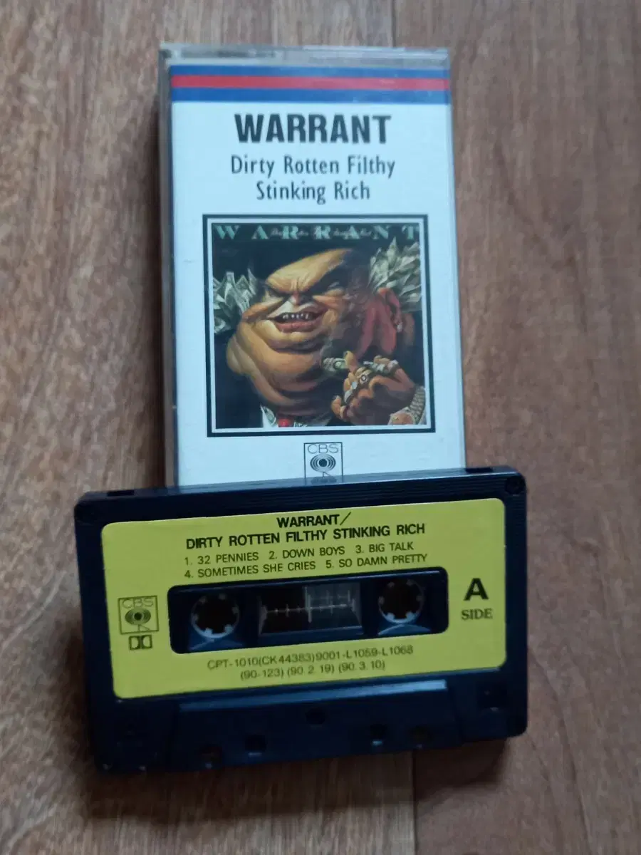 warrant 카세트테이프