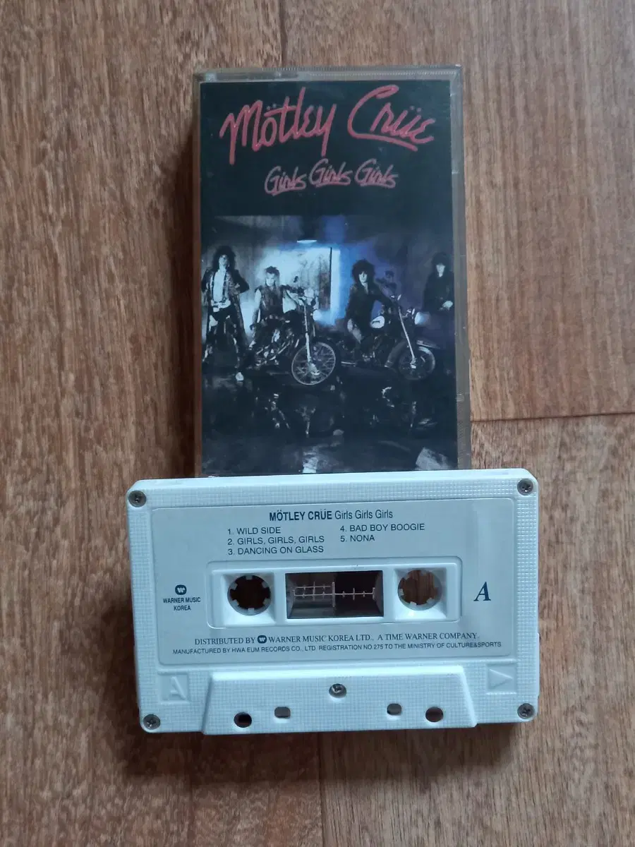 motley crue 카세트테이프