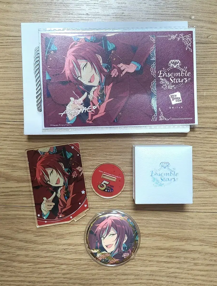 Ensemble Stars Ansta Natsume 5th Anniversary acrylic Badge Pledge Ring Keum