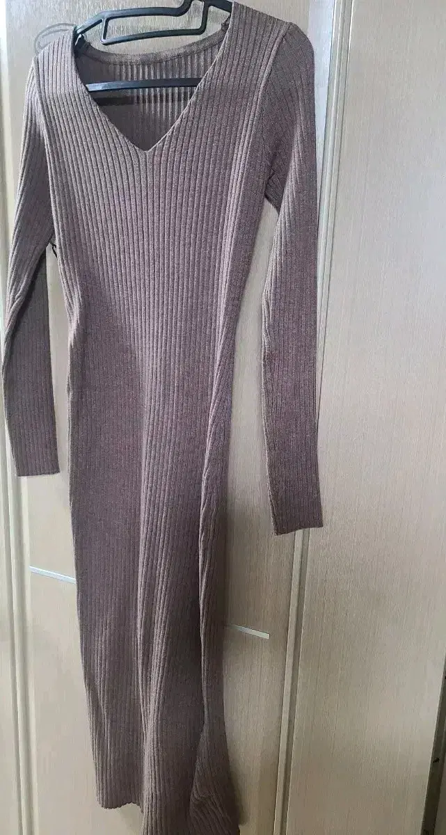 knit long ONEPIECE no size fits