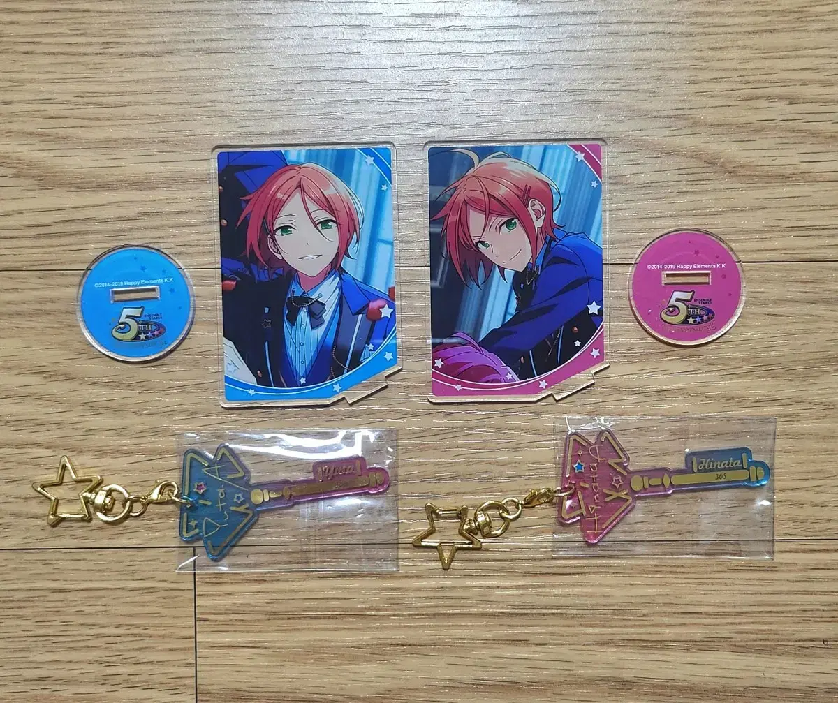 Angsta hinata Yuuta 5th anniversary acrylic Kitscham keyring