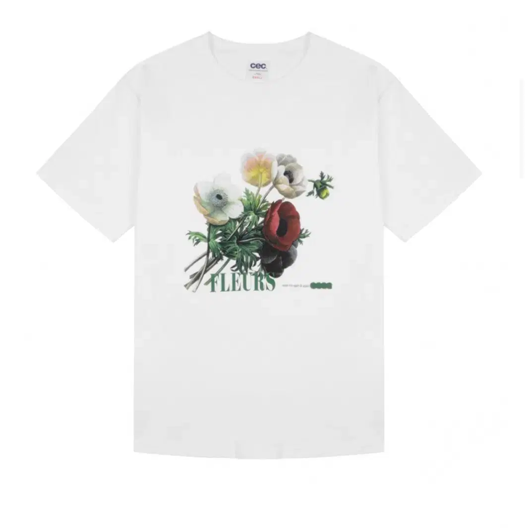 (새상품) 챈스챈스 꽃 프린팅 티 fleurs t shirt 세터 시눈