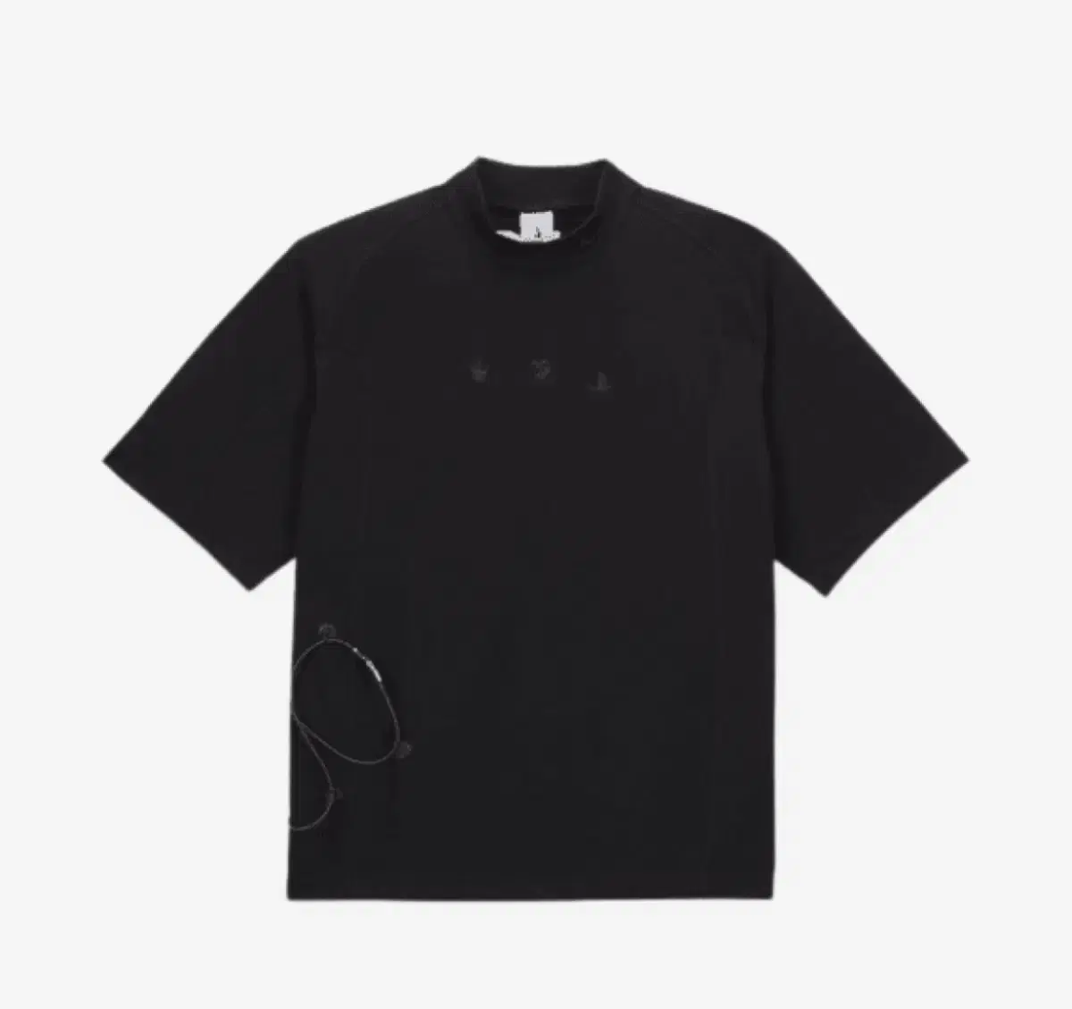 Nike x Off-White Mock Neck Short Sleeve Top Black (M)