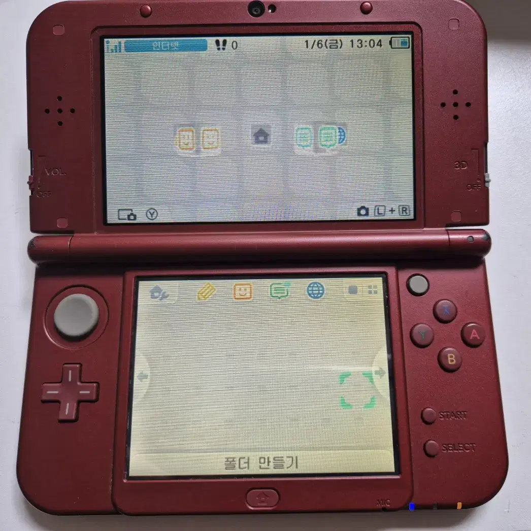 뉴 닌텐도 3dsxl 플레이용 + 충전케이블