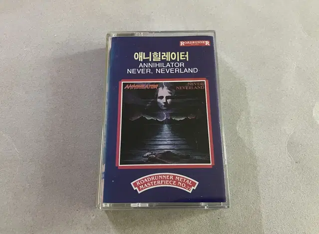 어나이얼레이터 Annihilator 2집 캐나다의 메탈밴드 카세트테이프