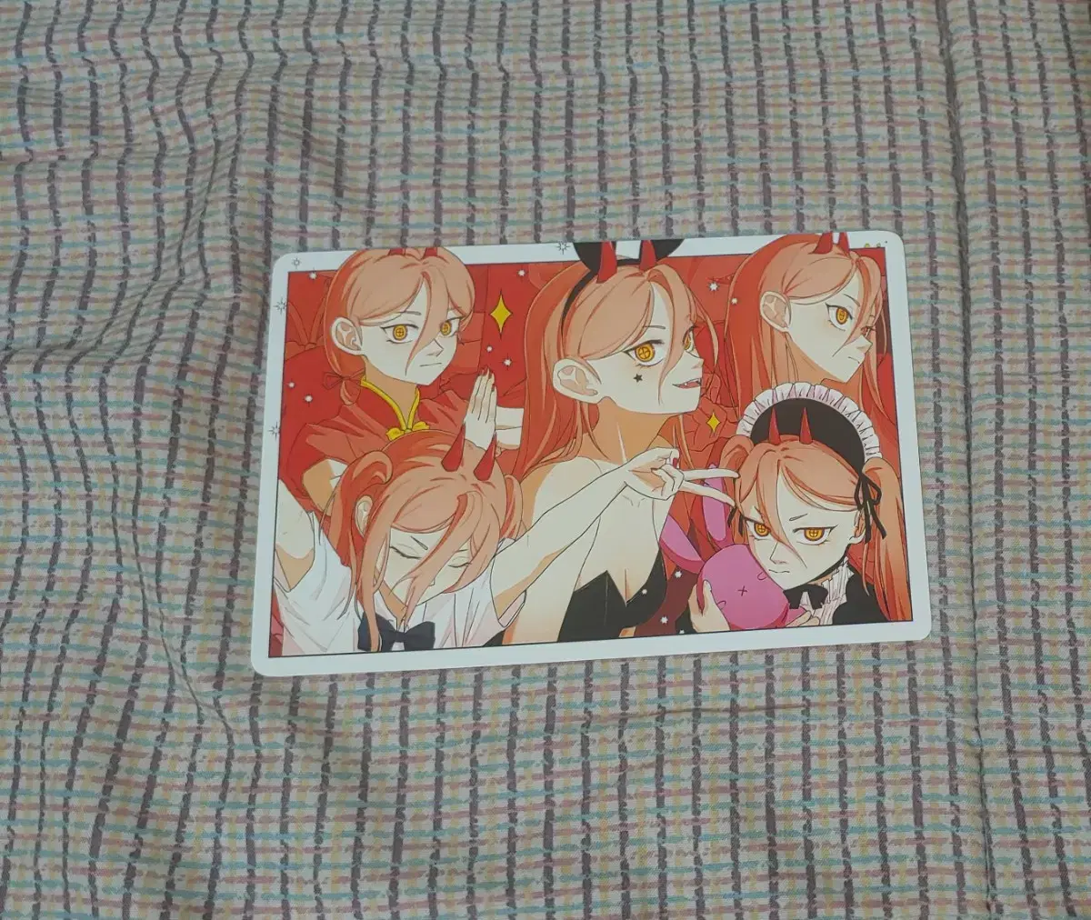 Chainsaw Man Power unofficial goods postcard