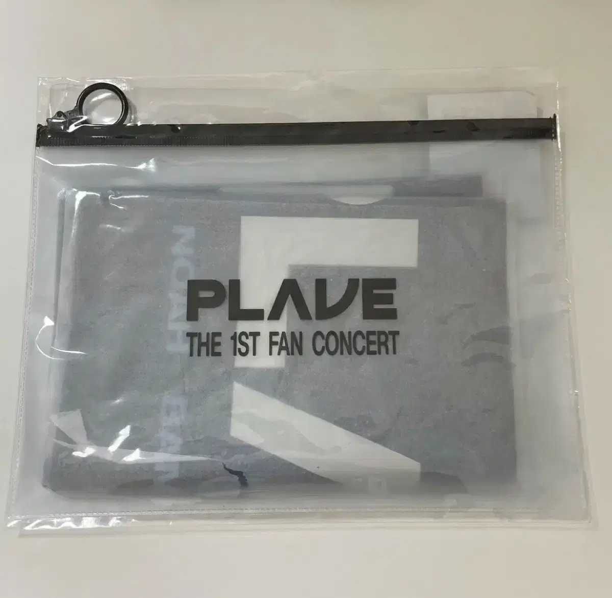 Plave fan con slogan WTS