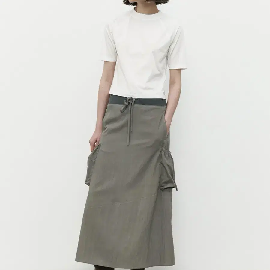 네이비카운티 zizi cargo skirt 카고스커트