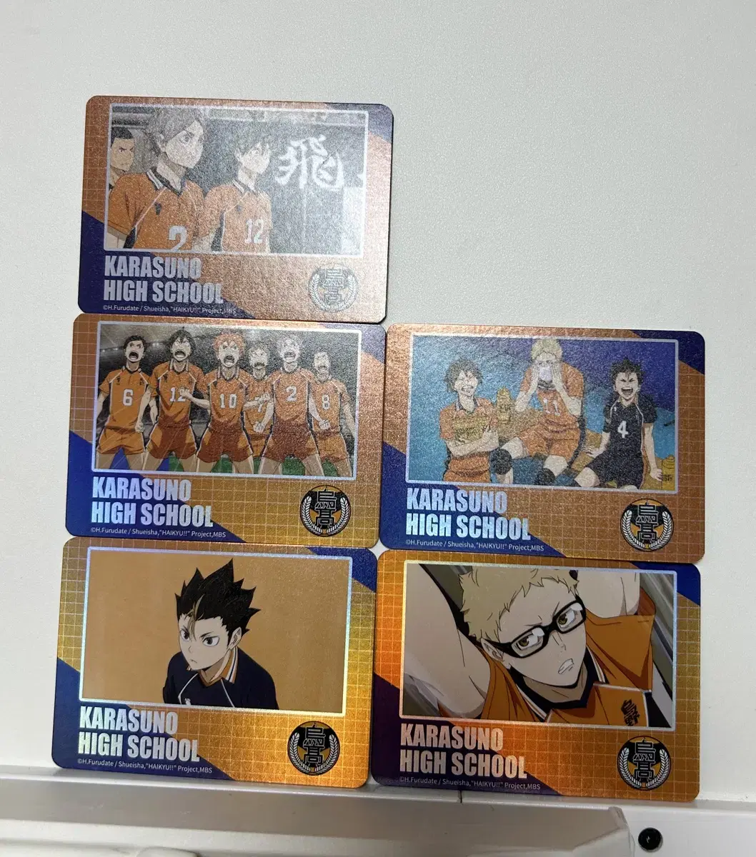 Haikyuu Tsukishima Nishinoya Suga Trading Hard Card