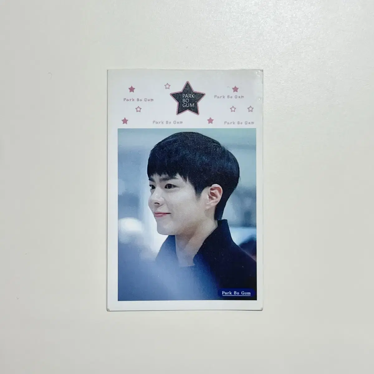 Park Bogum Rare photocard double-sided photo card merchandise