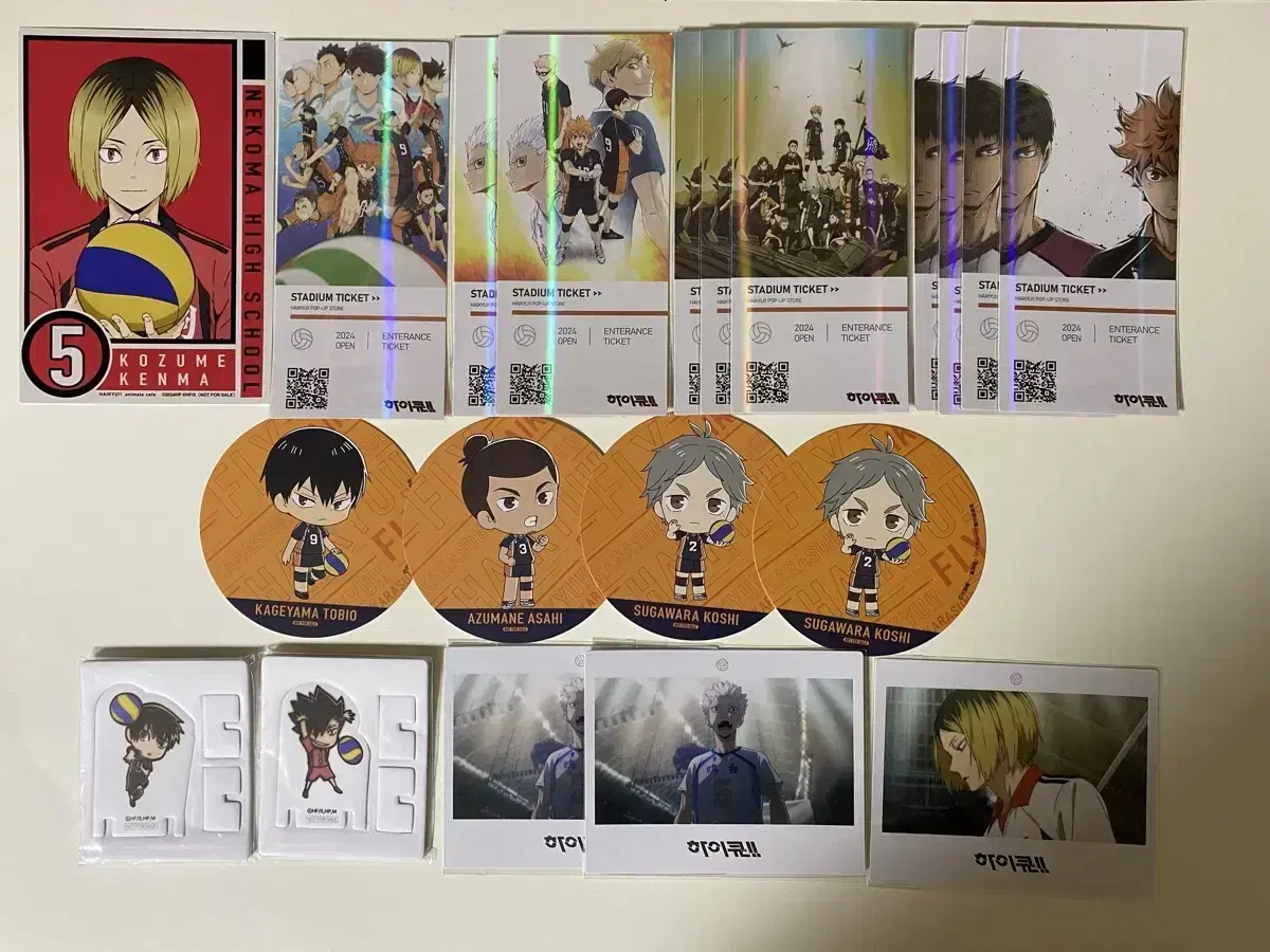 More goods! All for 800 won!)Haikyuu Shinsegae pop up