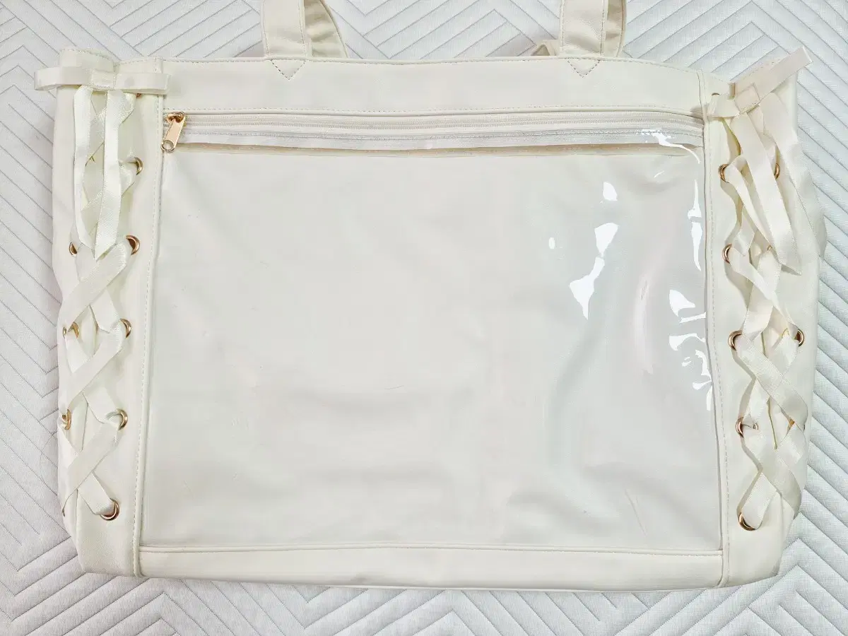 Hugo lace-up Ita bag A3 white sells