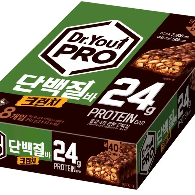 [무료배송] 닥터유 프로 단백질바 70g 8개 크런치 프로틴바