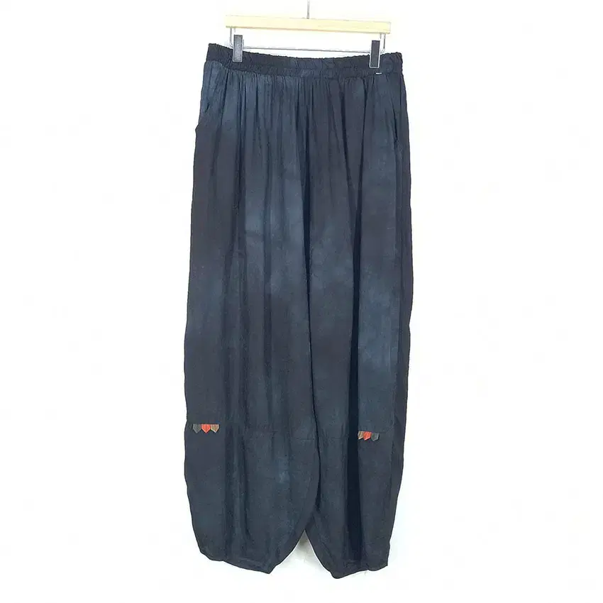 Vintage Women's Tie-Dye Baggy Fit Pants Black (HU32895)