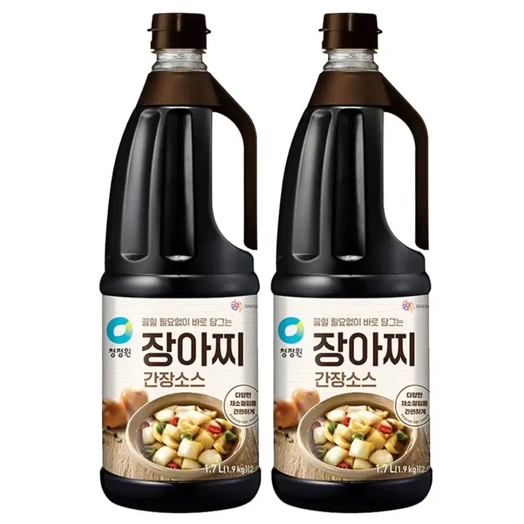 [무료배송] 청정원 장아찌 간장소스 1.7L 2개