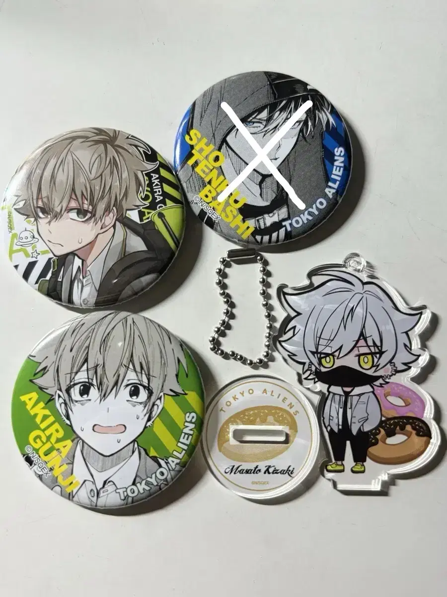 Tokyo Alien's Gunji Akira Tenkubashi Shou Kizaki Masato Kanbadge